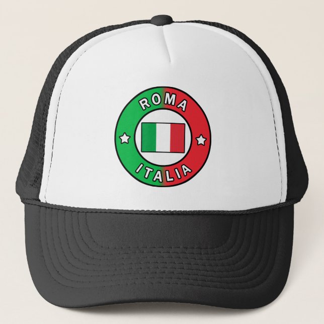 Gorra De Camionero Roma Italia (Anverso)