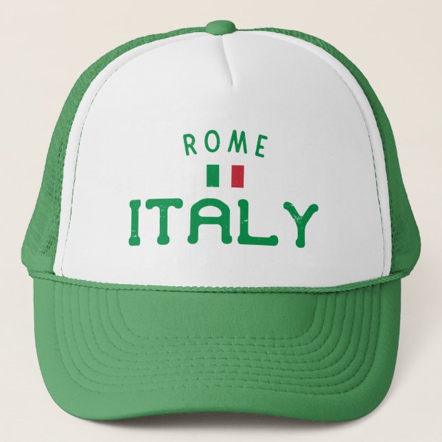 Gorra De Camionero Roma, una Italia angustiada (Anverso)