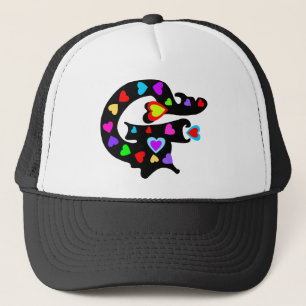 Gorra De Camionero ╚" ★ Romántico Inicial G Stylish Trucker Hat ╝