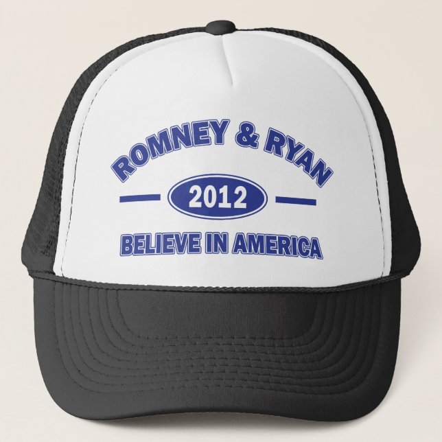 Gorra De Camionero Romney Y Ryan 2012 (Anverso)