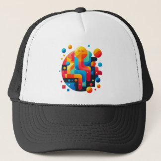 Gorra De Camionero Rompecabezas abstracto