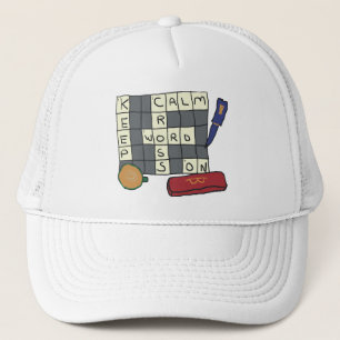 Gorra De Camionero Rompecabezas cruzados