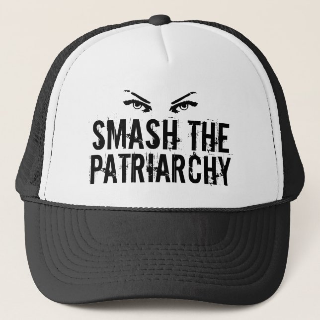 Gorra De Camionero Romper la frase feminista del patriarcado (Anverso)
