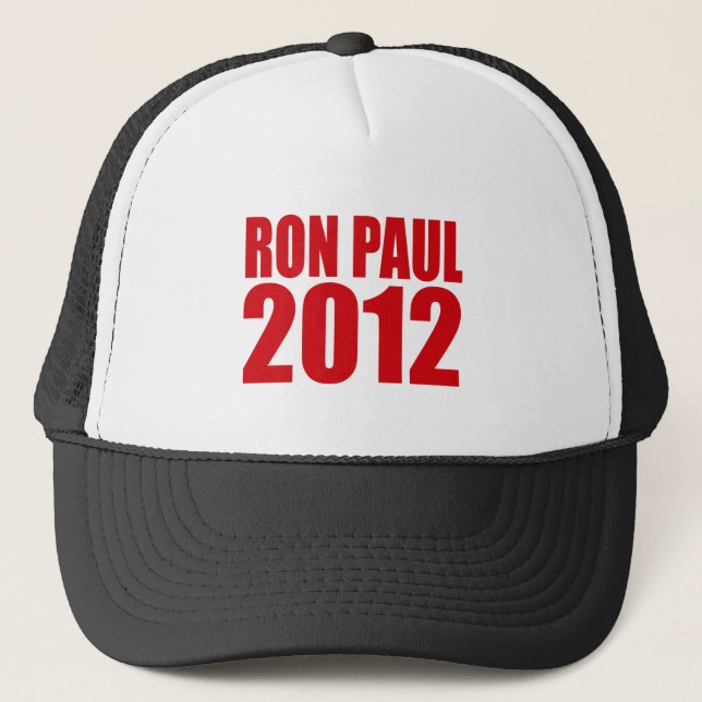 Gorra De Camionero RON PAUL 2012 (intrépido) (Anverso)