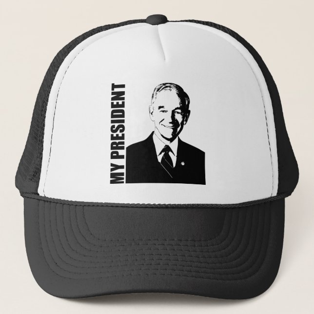 Gorra De Camionero Ron Paul - mi presidente (Anverso)