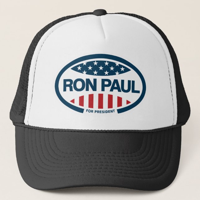 Gorra De Camionero Ron Paul para el presidente (Anverso)