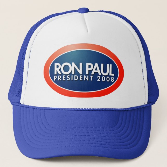 Gorra De Camionero Ron Paul para presidente Hat (Anverso)