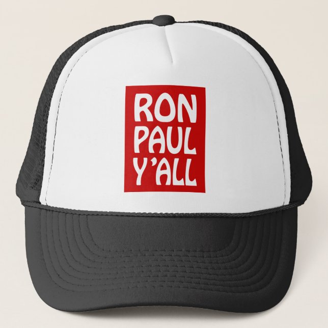 Gorra De Camionero Ron Paul usted (Anverso)