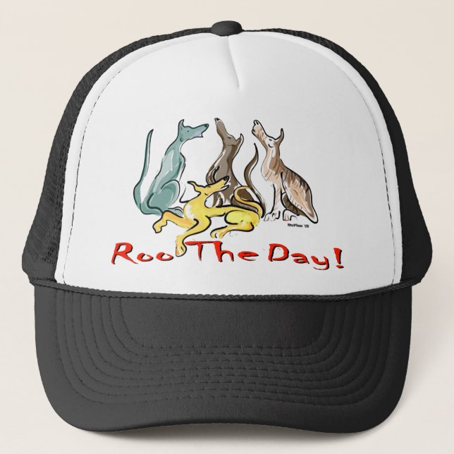 Gorra De Camionero roo del galgo (Anverso)