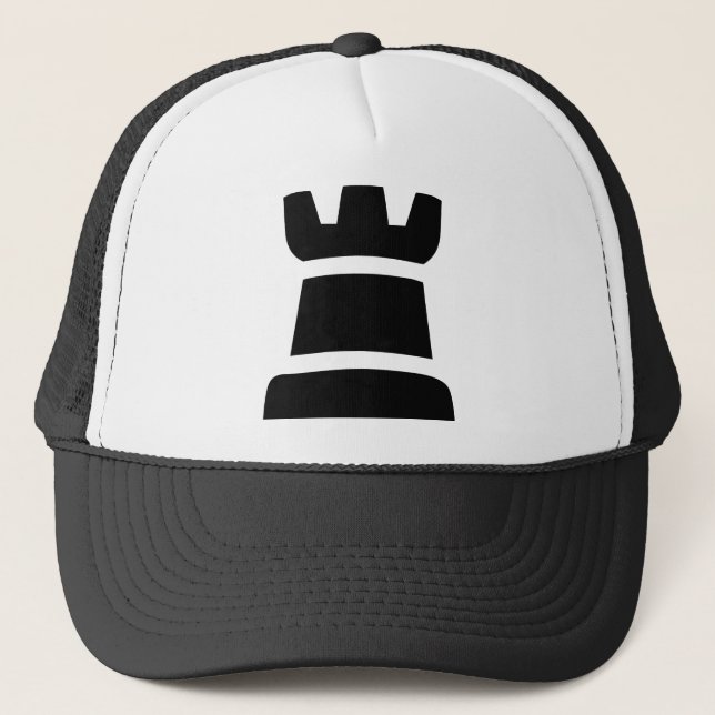 Gorra De Camionero Rook negro (Anverso)