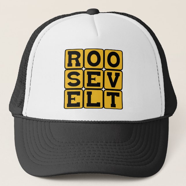 Gorra De Camionero Roosevelt, Franklin o Theodore (Anverso)