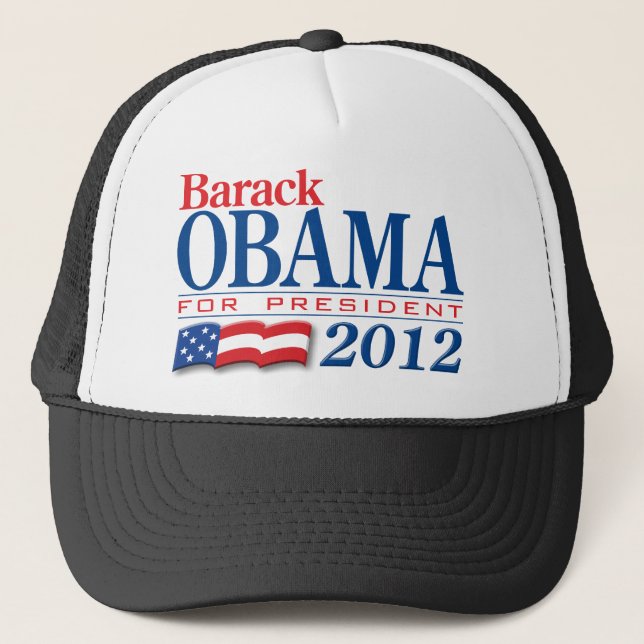 Gorra De Camionero Ropa 2012 de Barack Obama (Anverso)