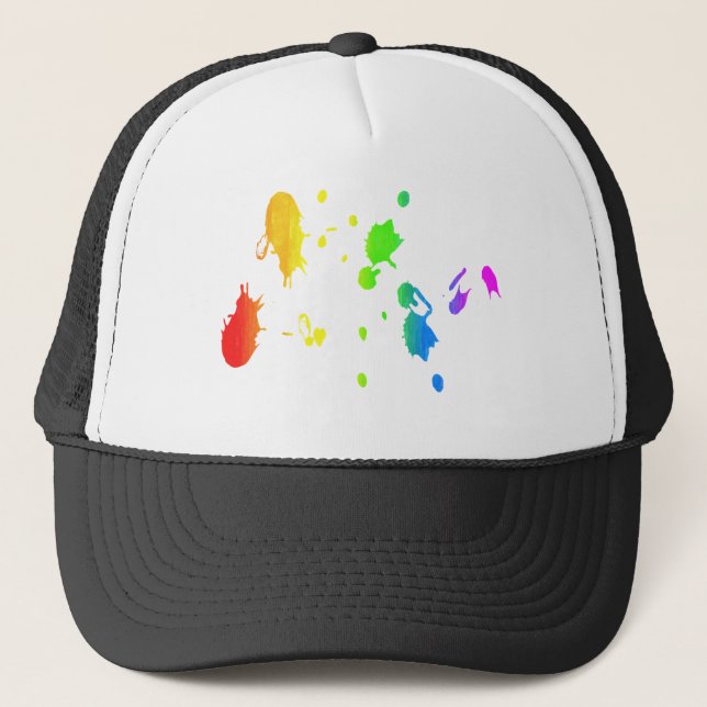 Gorra De Camionero Ropa de arcoiris (Anverso)