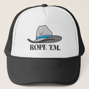 Gorra De Camionero Rope 'em cowboy