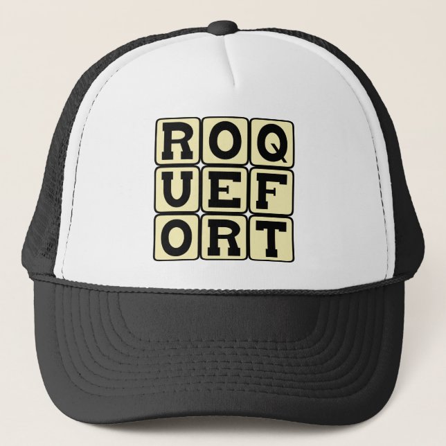 Gorra De Camionero Roquefort, queso azul francés (Anverso)
