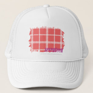 Gorra De Camionero Rosa 2 de la tela escocesa