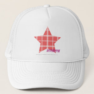 Gorra De Camionero Rosa 3 de la tela escocesa