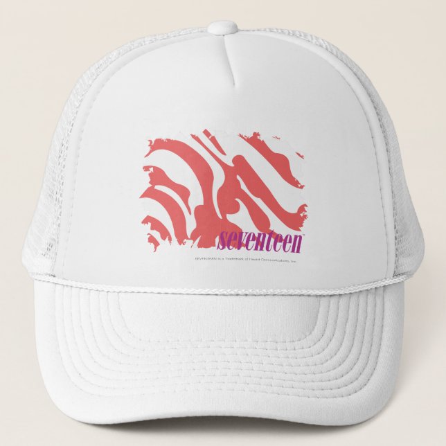 Gorra De Camionero Rosa 4 de la cebra (Anverso)