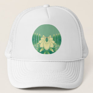 Gorra De Camionero Rosa Amarilla