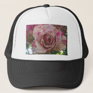 Gorra De Camionero Rosa blanco rojo