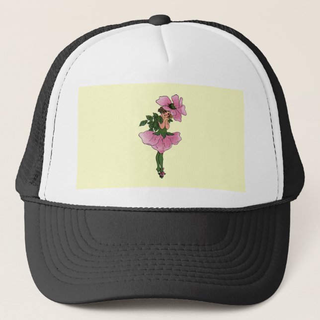 Gorra De Camionero Rosa Briar (Anverso)