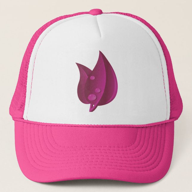 Gorra De Camionero Rosa de Beatfarm (Anverso)