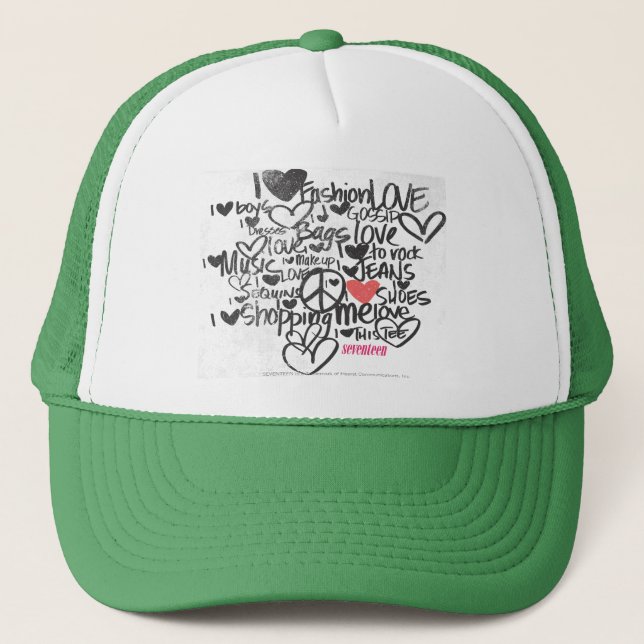 Gorra De Camionero Rosa de la pintada (Anverso)