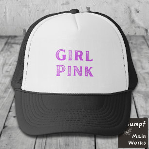 Gorra De Camionero Rosa de niña