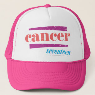 Gorra De Camionero Rosa del cáncer