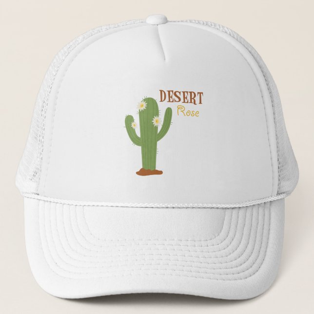Gorra De Camionero Rosa del desierto (Anverso)