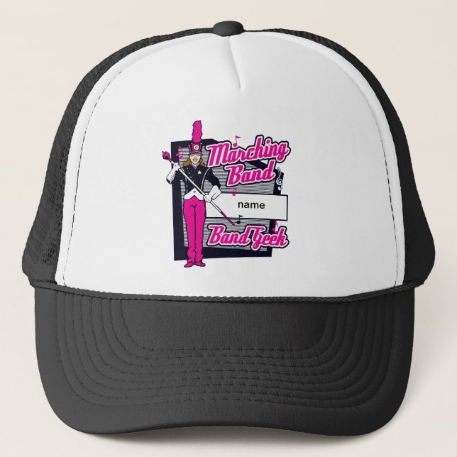 Gorra De Camionero Rosa del friki de la banda (Anverso)