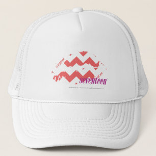 Gorra De Camionero Rosa del zigzag