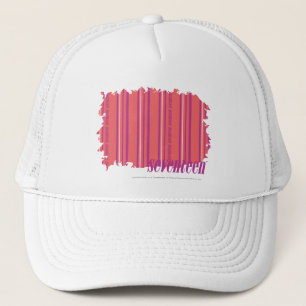 Gorra De Camionero Rosa fino 2 de las rayas