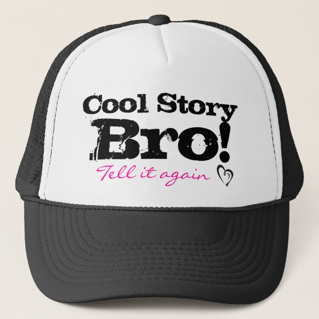 Gorra De Camionero Rosa fresco de la historia (Anverso)