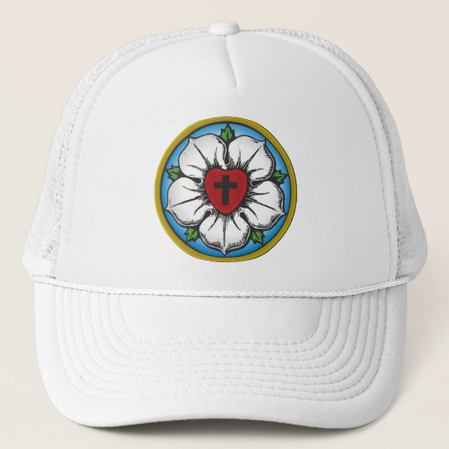 Gorra De Camionero Rosa Lutheran (Anverso)