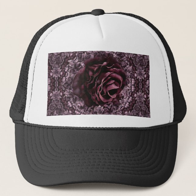 Gorra De Camionero Rosa Mandala (Anverso)