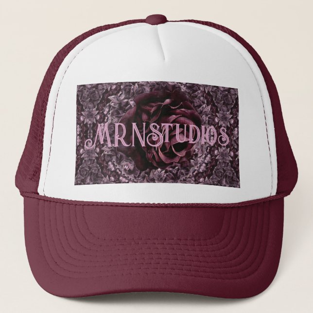 Gorra De Camionero Rosa Mandala (Anverso)