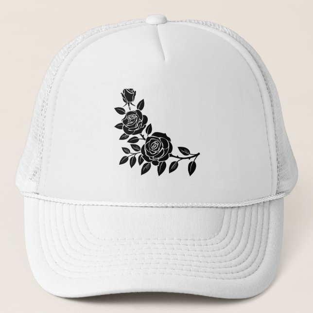 Gorra De Camionero Rosa negro (Anverso)
