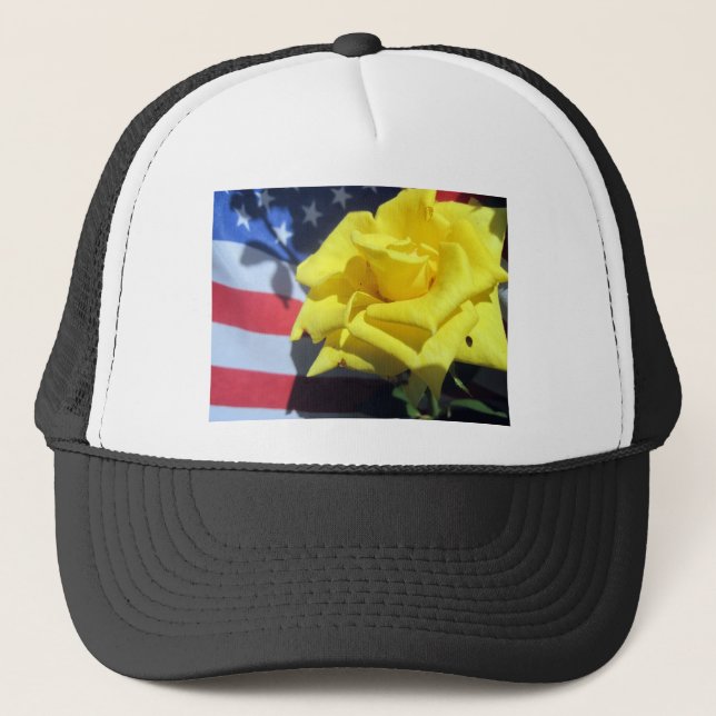 Gorra De Camionero Rosa patriótico (Anverso)