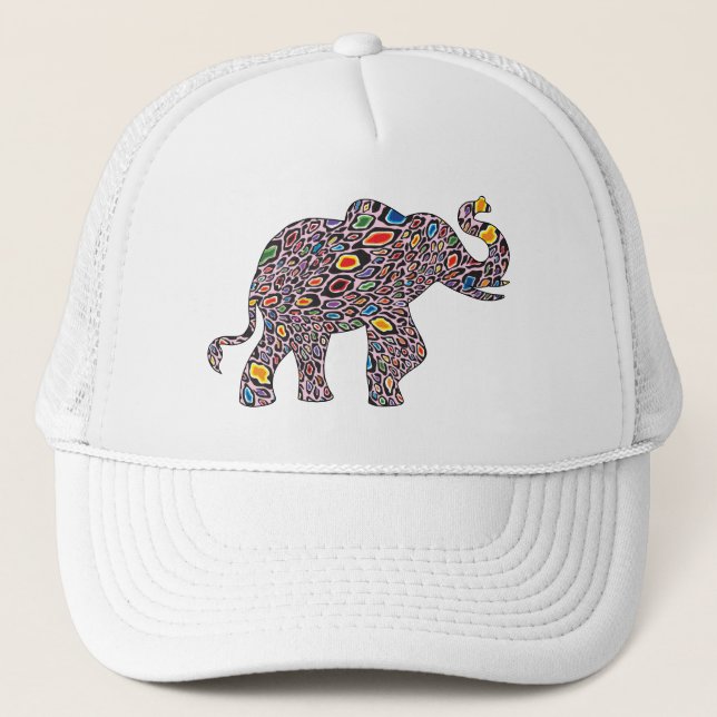 Gorra De Camionero Rosa-Quetah-Elefante (Anverso)