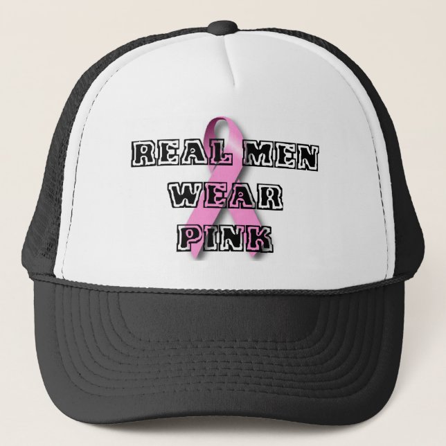 Gorra De Camionero Rosa real del desgaste de hombres (Anverso)