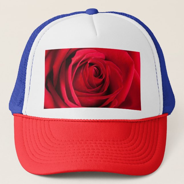 Gorra De Camionero Rosa Roja (Anverso)