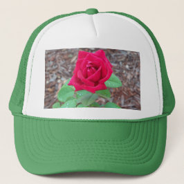 Gorra De Camionero Rosa Roja