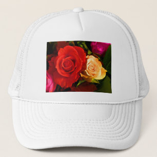 Gorra De Camionero Rosa roja amarilla