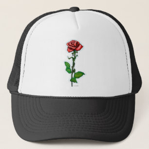 Gorra De Camionero Rosa roja única