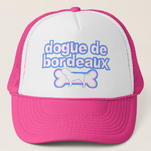 Gorra De Camionero Rosa y Blue Dogue de Bordeaux
