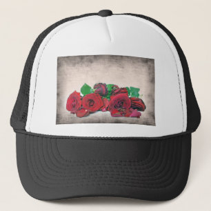 Gorra De Camionero Rosas