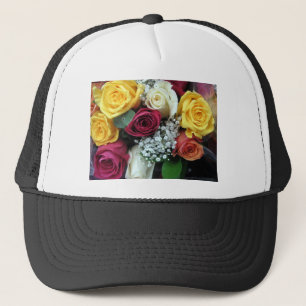 Gorra De Camionero Rosas coloridos