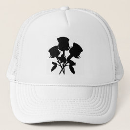 Gorra De Camionero Rosas negros