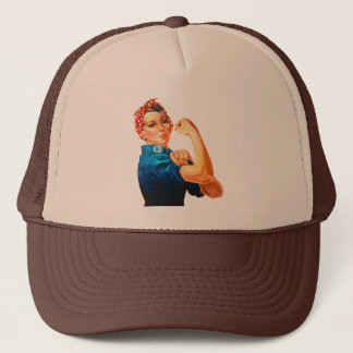 Gorra De Camionero Rosie el poster del remachador WWII